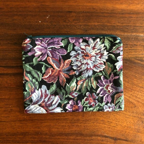 Lot 6 Handmade Zipper pouches bags Floral Lot C - Picture 2 of 14